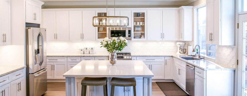 clean kitchen after a spring cleaning