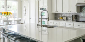 residental home with a clean luxe kitchen